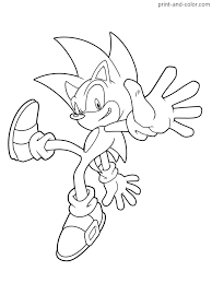 Sonic The Hedgehog Coloring Pages Print And Color Com Sonic Sonic The Hedgehog Coloring Pages