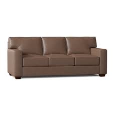 Enjoy free shipping on most stuff, even big stuff. Birch Lane Pratt 88 Genuine Leather Square Arm Sofa Reviews Wayfair