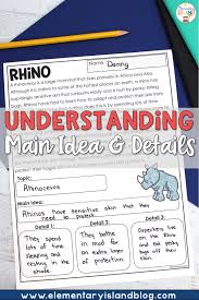 Topic Main Idea And Supporting Details 26 Passages For Guided Practice Prin In 2020 Elementary Education Activities High Interest Reading Passages Guided Practice