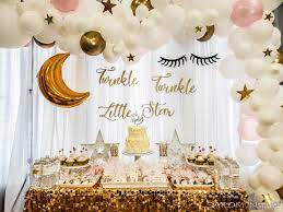 Twinkle Twinkle Little Star Baby Shower Sarom Inspired Baby Girl Shower Themes Moon Baby Shower Star Baby Shower Theme