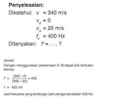 Gelombang Bunyi Sifat Karakteristik Rumus Dan Contoh Soal