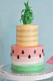 Pineapple Watermelon Baby Shower Cake Baby Shower Cakes Watermelon Baby Shower Cakes