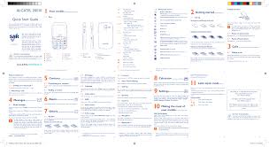 Alcatel 2001X Quick Start Manual ...