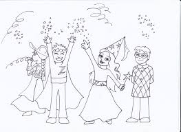 Disegni Di Carnevale Da Colorare Per Bambini