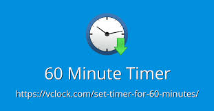 Big easy to see numbers. 60 Minute Timer Online Timer Countdown