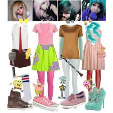 Designer Clothes Shoes Bags For Women Ssense Halloween Outfits Spongebob Outfit Spongebob Costume