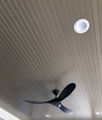 Beadboard ceiling panels are a great option for your home! Jain Building Ar Twitter Nucedar Pvc Pre Finished Beadboard Makes For A Beautiful Porch Ceiling Featuring Our Standard Color Quiver Tan This Looks Relaxing Now All We Need Is A Porch Swing Porchceiling Beadedceiling