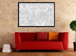 Abstract afbeeldingen kleurboek mandala kleurplaten stencil kleuren mandala kleurplaten voor kinderen creatief. Bol Com Mandala Kleurplaat Voor Volwassenen Op Poster Formaat Xxl