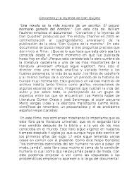 Don quijote el ingenioso hidalgo don quijote de la mancha es la obra cumbre de miguel de cervantes saavedra, una de las obras influyentes de la literatura hasta. Doc Cervantes Y La Leyenda De Don Quijote Benjamin Oyarzun Academia Edu