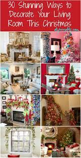 30 Stunning Ways To Decorate Your Living Room For Christmas Christmas Decorations Christmas Christmas Deco