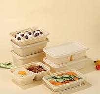 Customized 1 2 3 Compartment Tableware Disposable PLA Takeaway Food Lunch  Box 100% Biodegradable Cpla Plastic Food Container