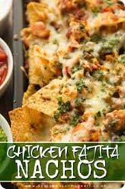 Chicken Fajita Nachos Recipe In 2020 Appetizer Recipes Mexican Food Recipes Cooking Recipes