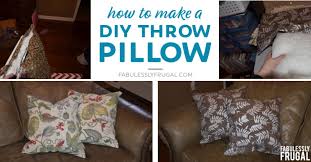 What are pillows made of. How To Make Throw Pillows With Napkins Fabulessly Frugal
