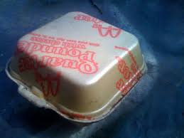 Mcdonald S Quarter Pounder With Cheese Foam Carton My Childhood Memories Childhood Memories Sweet Memories