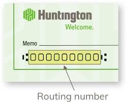 Huntington bancshares incorporated is a bank holding company headquartered in columbus, ohio.the company is ranked 500th on the fortune 500, and is 35th on the list of largest banks in the united states. How To Find Your Bank Routing Number With Without A Check Huntington Bank