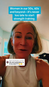 Women in our 50s, 60s and beyond—it’s never too late to start strength  training! Let’s go get strong! 💪🏼💖 #fitover50 #fitover60 #womenwholift  #strengthtrainingforwomen #itsnevertoolate #midlifewomen