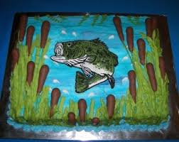 Bass Groom S Cake Groom S Cakes Bass Fish Cake Grooms Cake Fish Cake