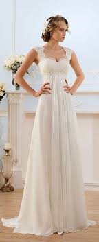 Glamorous Chiffon Sweetheart Neckline Empire Waistline Sheath Wedding Dress With Beaded La Pregnant Wedding Dress Modest Wedding Gowns Sweetheart Wedding Dress