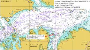 Mpa Investigating After Singapore Flagged Ferry Runs Aground