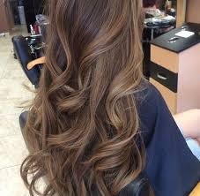 Hair Styles Brown Wavy Hair Colored Hair Tips
