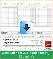Jaarkalender 2021 en maandkalender 2021 nederland met weeknummers en feestdagen in excel, pdf, word printen gratis. Pin Op Kalenders 2021