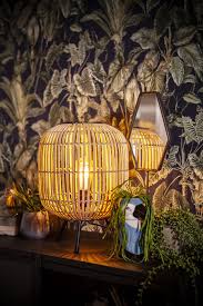 de by boo sunset is een industriele tafellamp deze industriele tafellamp is gemaakt van bamboe door de comb tafellamp vintage tafellampen lampen in woonkamer