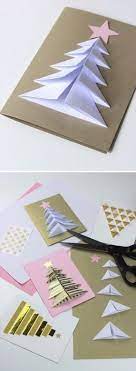 Making careful folds, and making sure everything is properly aligned will allow you to get best results for the final product. 20 Handmade Christmas Card Ideas Christmas Cards Handmade Diy Christmas Cards Christmas Tree Cards