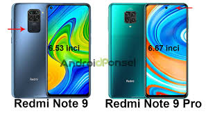 Perbandingan Redmi Note 9 Vs Note 9 Pro Apa Saja Yang Bikin Beda