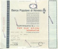 Azioni di banca pop sondrio it0000784196 su borsa italiana: Banca Popolare Di Novara Titolo Finanziario Storico Scripomuseum