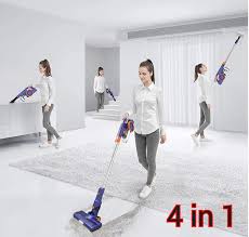 Orfeld akku staubsauger, kabelloser staubsauger mit 17000pa starke saugkraft, bis zu 30 min, wandhalterung, besonders leiser handstaubsauger mit mehrfachbürste für hartboden, teppich. Orfeld Akku Staubsauger Staubsauger Kabellos 4 In 1 18000 Pa Starke Saugkraft Bis Zu 50 Min Akku Staubsauger Staubsauger Burste