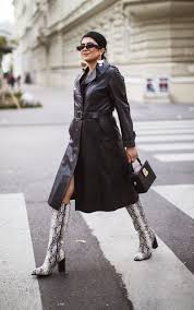 Leather Trench Coat Outfit Fashion Landscape Com Fashion Landscape Leather Trench Coat Fashion Leather Coat Outfit