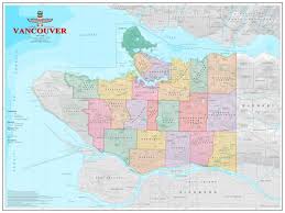 Map Of Vancouver Bc Neighborhoods Vancouver Neighborhoods Map Vancouver