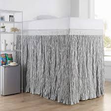 All the top bed surface are the white color. Crinkle Extended Twin Xl 60 Inch Drop 3 Panel Bed Skirt On Sale Overstock 21852634