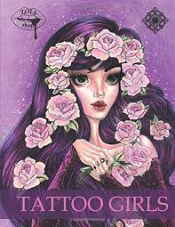 Coloring pages is an interesting activity which enhance competency of selecting paints and the art of painting. Tattoo Girls An Inky Adult Coloring Book Smirnova Maria Shop Zolb 9781090508447 Amazon Com Books