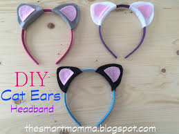 Diy forever 21 cat ears and reindeer antlers ❉ bustin into the new 2017 year with some super cute diy animal ear headbands! The Smart Momma Diy Cat Ears Headband