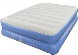 Aerobed Classic Double High Queen Air Mattress External Pump Mattress Air Mattress Aerobed