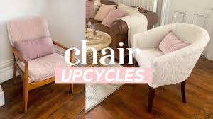 Follow the directions below to complete this diy cloth napkin project from use a chair with a seat that's easy to detach. Chair Upholstery Boucle Mid Century Chair Makeover Youtube