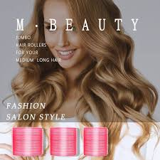 2.3" Jumbo Hair Rollers for Long Hair, No Heat Large Hair Curlers, Self  Grip Big Rollers for Short Medium Long Hair, Salon Curlers with Hair Clips  Rat Tail Comb for Women Kids (