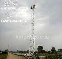China 30m 3-legs Tubular Tower Installation Manufacture and ...