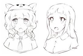 Learn how to start drawing in a manga style today. Draw You Headshot Sketch In Cute Anime Manga Style By Seiryuo