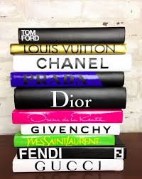 10 Books Color Designer Book Set Chanel Tom Ford Louis Book Design Fashion Coffee Table Books Book Labels