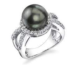 Black Pearls Yum Beautiful Pearl Rings Black Pearl Ring Tahitian Pearl Ring