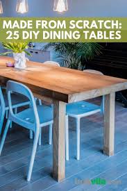 A dazzling white dine table made from slender pieces of barn wood. 25 Diy Dining Tables Bob Vila
