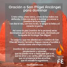 Estas oraciones deben rezarse al ángel gabriel con honestidad y amor en nuestros. Oracion A San Miguel Arcangel Para El Amor Oraciones