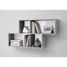 Etagere murale salon achat vente pas cher lundi 25 juin 2018 vite découvrez nos réductions sur l offre etagere murale salon sur cdiscount livraison rapide et économies garanties etagere murale pour. Etagere Murale Gris Beton Blanc Lavan 3 Suisses