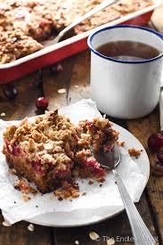This hearty heart healthy muffin recipe is full of great ingredients, like fisher walnuts, oatmeal and applesauce! Healthy Cranberry Coffee Cake The Endless Meal