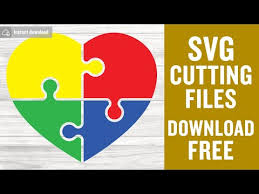 An extension for inkscape that creates jigsaw shaped pieces. Autism Svg Free Heart Svg Puzzle Svg Instant Download Silhouette Cameo Shirt Design Autism Awareness Svg Free Vector Files Dxf 0394 Freesvgplanet