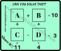 Mathematical puzzles make up an integral part of recreational mathematics. Easy Mathematical Puzzle Questions With Answers Math Puzzles Middle School Maths Puzzles Math Riddles Brain Teasers