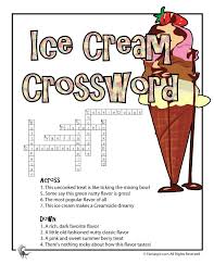 The phonics worksheets will help teach short & long vowels. Ice Cream Printable Crossword Puzzle Answer Key Woo Jr Kids Activities