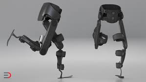 3d Model Rehabilitation Exoskeleton Indego Running Pose In 2020 3d Model Running Pose Cinema 4d R14